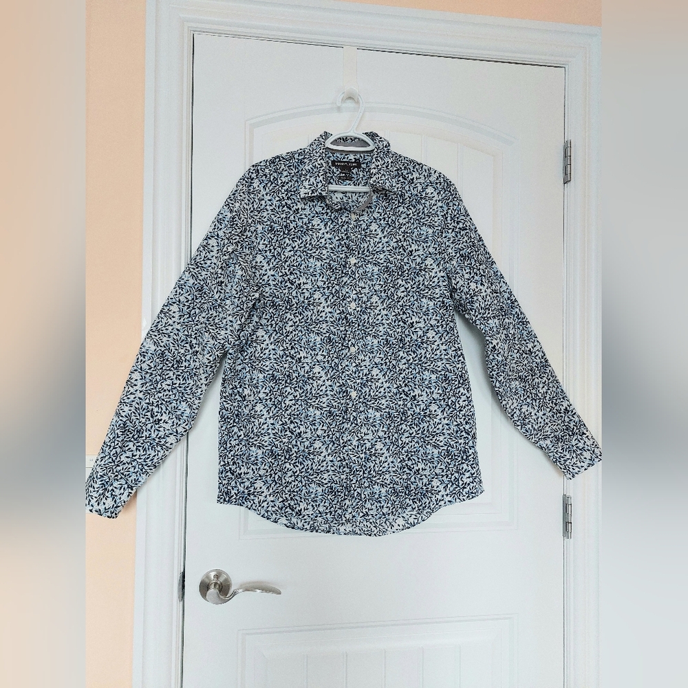 men's Michael Kors button down shirts classic fit size L